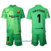 Conjunto (Camiseta+Pantalón Corto) Portero FC Barcelona Ter Stegen 1 Tercera Equipación 2021/22 - Niño